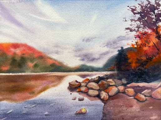 Herbstufer am See
