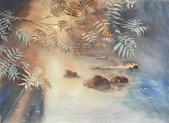 Aquarell Kunstwerk