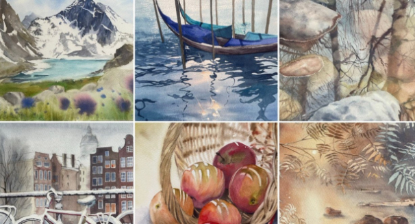 Aquarell Kunstwerk